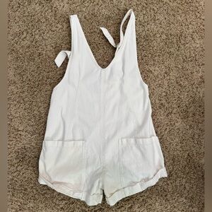 We The Free Oversized White Romper